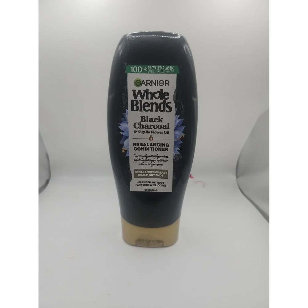 Garnier Whole Blends Black Charcoal & Nigella Flower Oil Conditioner 12oz